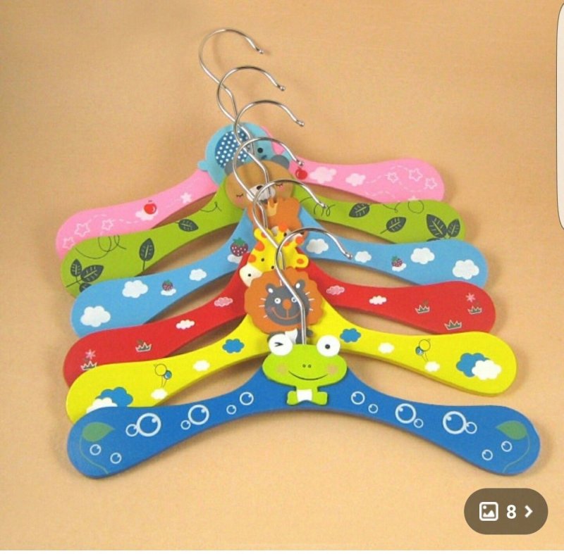Вешалка-плечики для одежды детская, раздвижная «мишка», размер 30-34