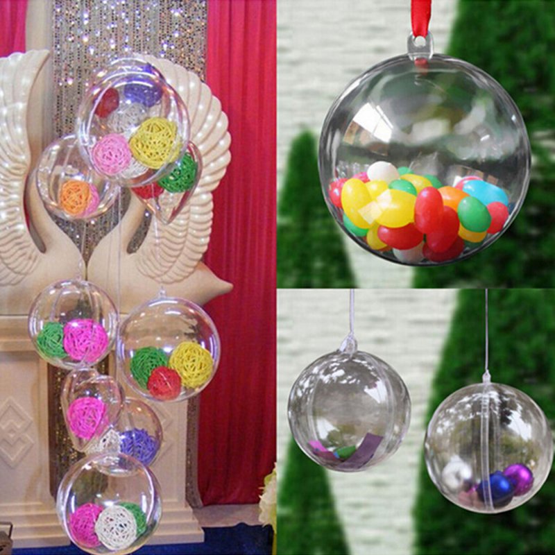 Прозрачные шары для декора