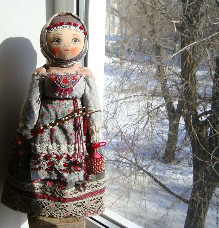 Тряпичные куклы в русском стиле