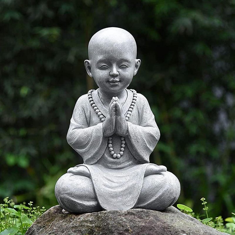 Сад дзен Будда в саду камней