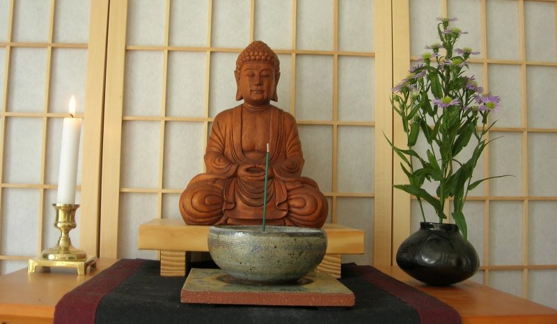 Домашний алтарь буддизм Япония