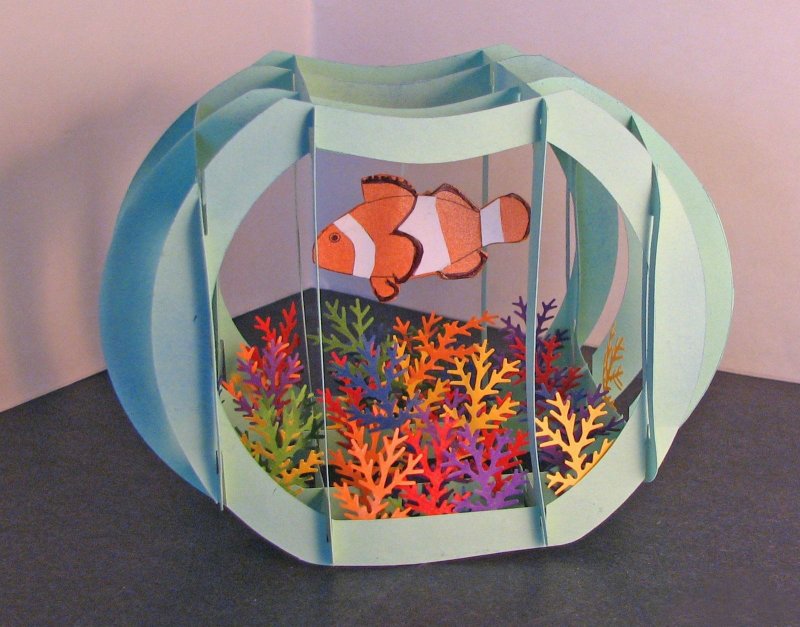Сухой аквариум в вазе
