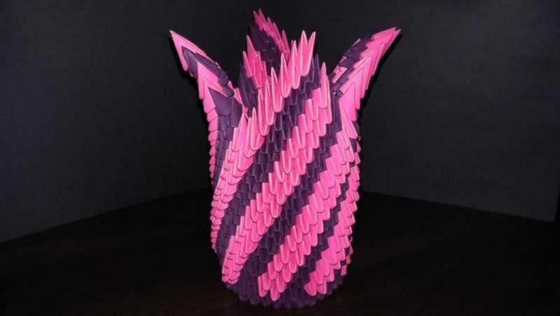 Бабочка из модульного оригами