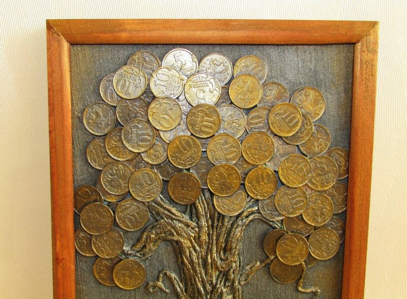 Сувениры из монеток