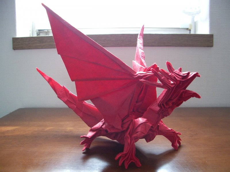 Оригами Джо Накашима дракон