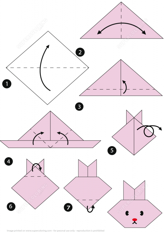 Оригами бабочка пошаговая инструкция для детей