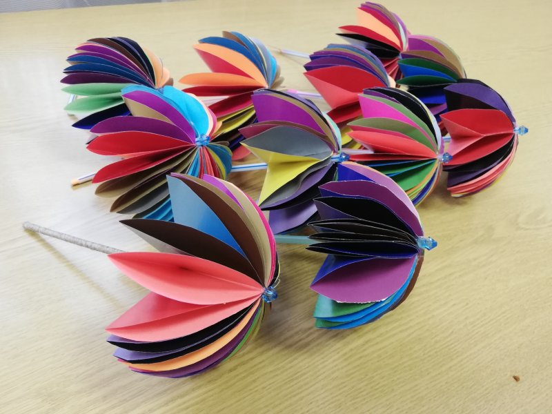 Модульное оригами клубника
