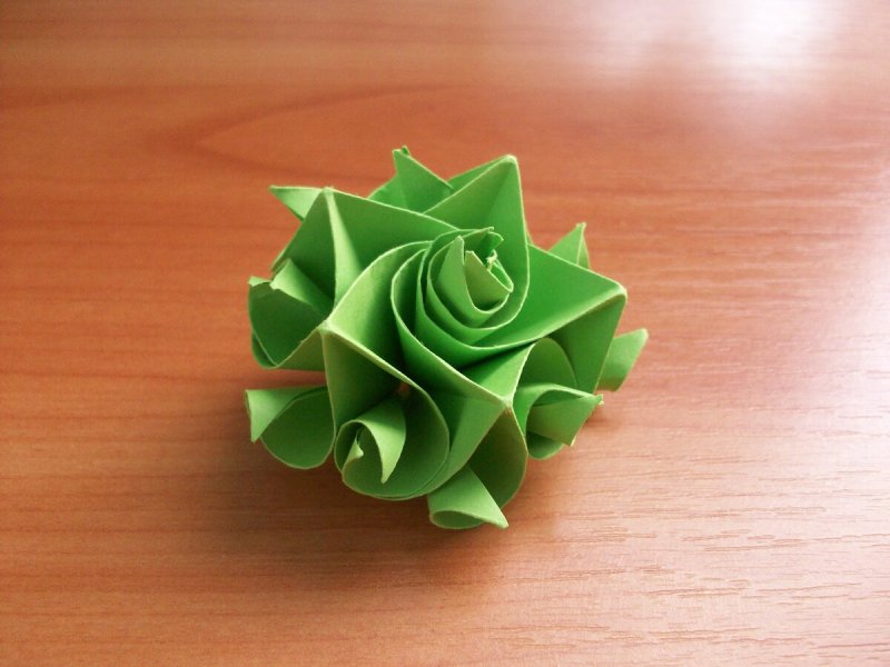 Оригами модули тюльпан