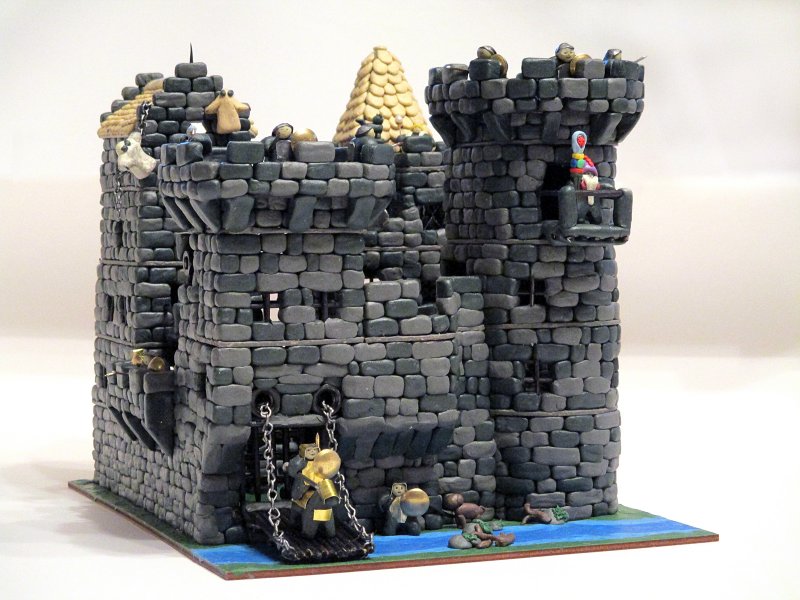 Замок из пластилина