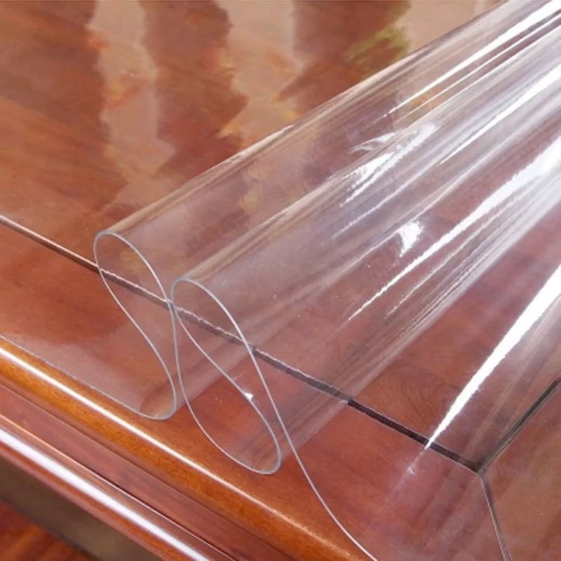Прозрачная силиконовая клеенка "жидкое стекло" 0,5мм*1,20м*20м, Китай 152-006