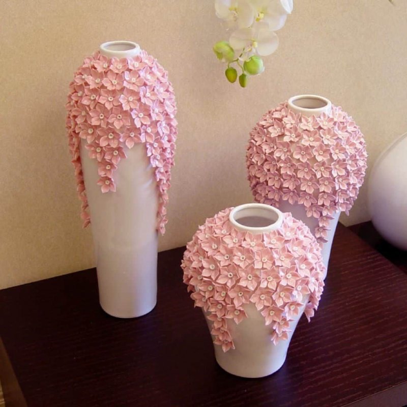 Декорирование вазы