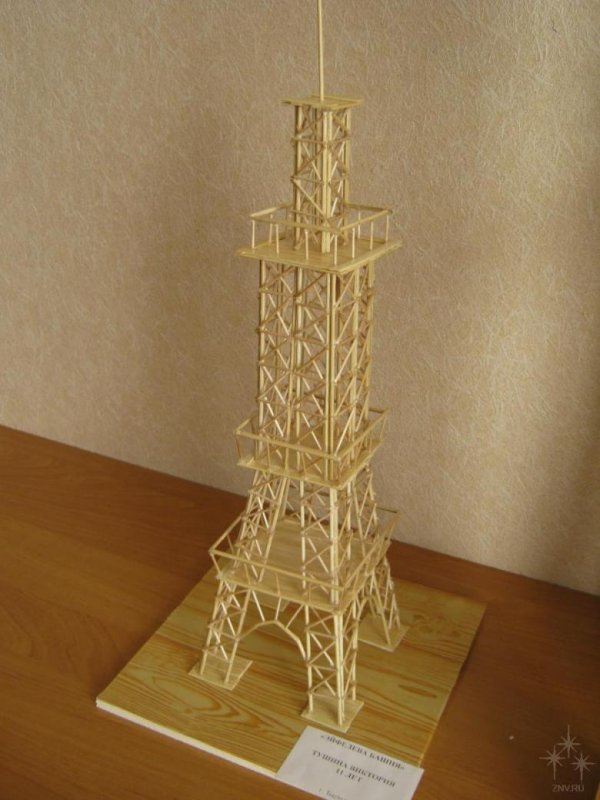 Вавилонская башня киригами