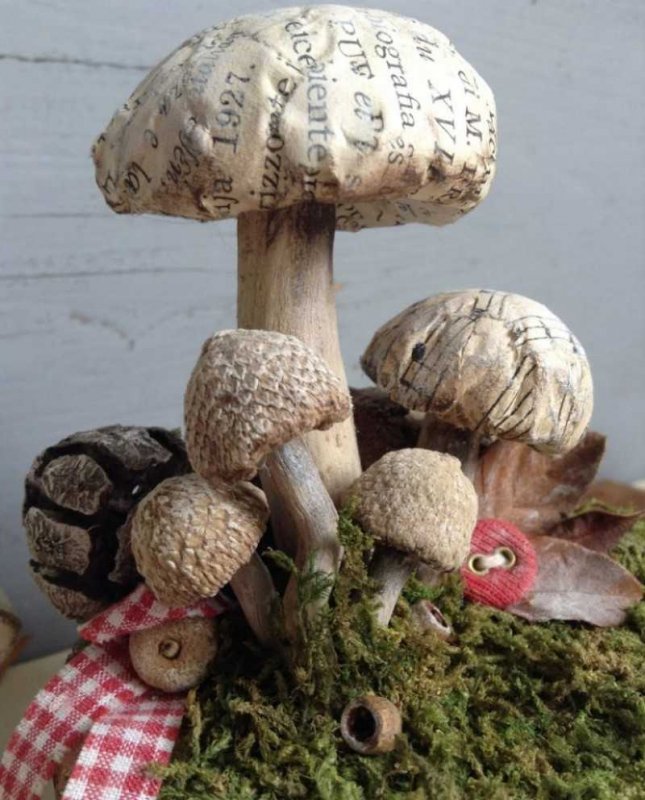 Поделки на тему грибы