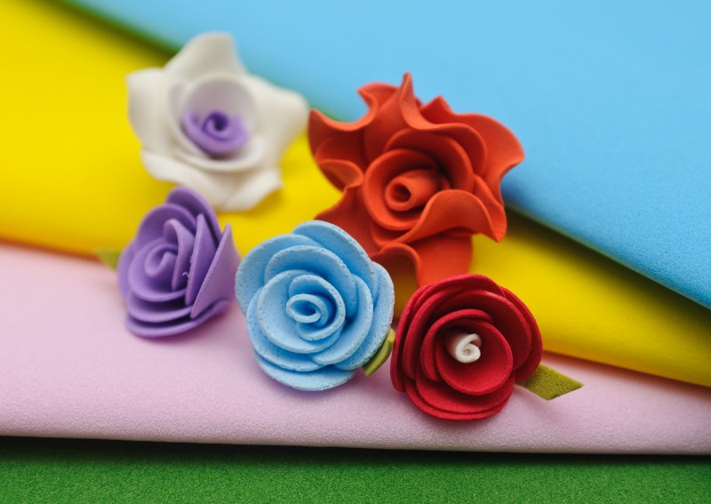 Бумага для цветов фоамиран