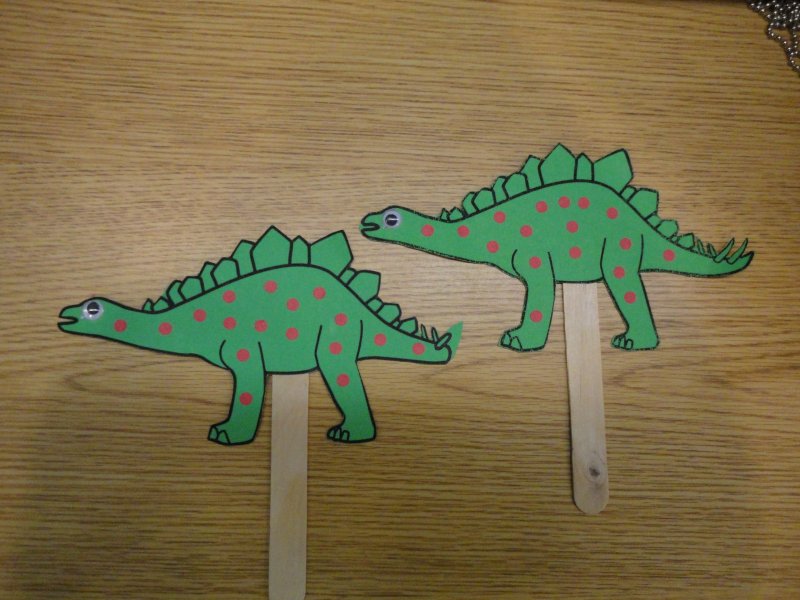 Игрушки из фетра динозавры