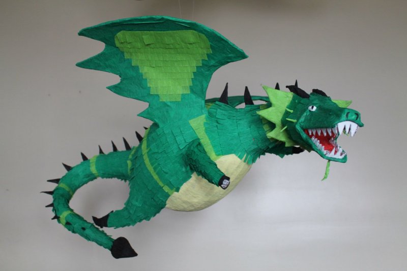 Китайский дракон оригами Satoshi Kamiya
