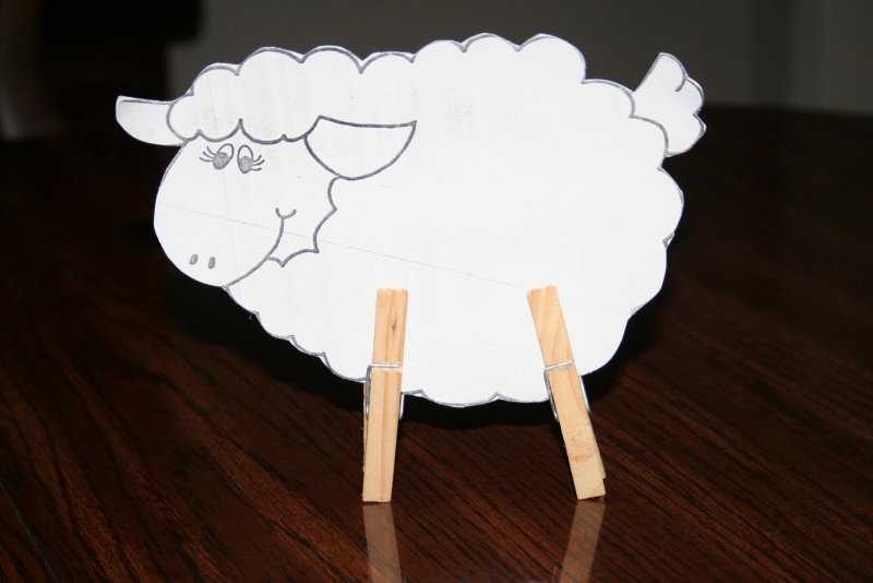 Поделка овца