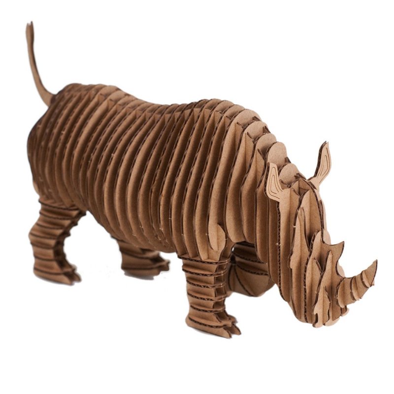 Носорог поделка
