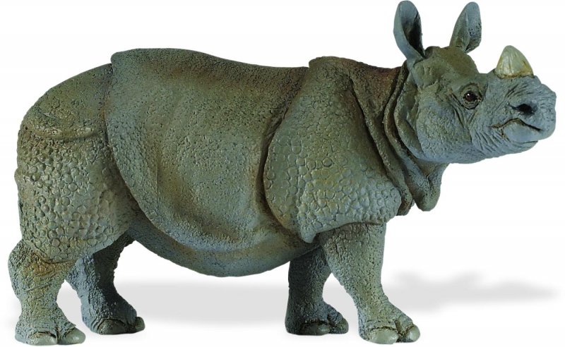 Носорог из пластилина