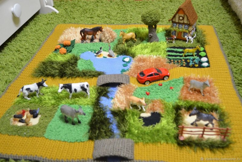 Игровой коврик ферма