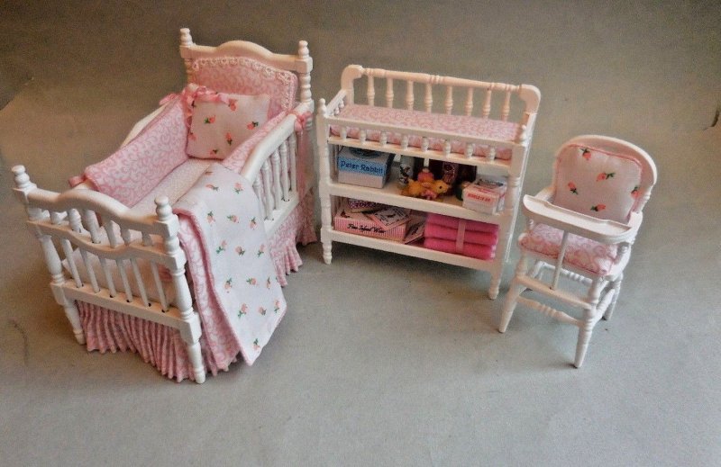 Кроватка для двойни для кукол Барби
