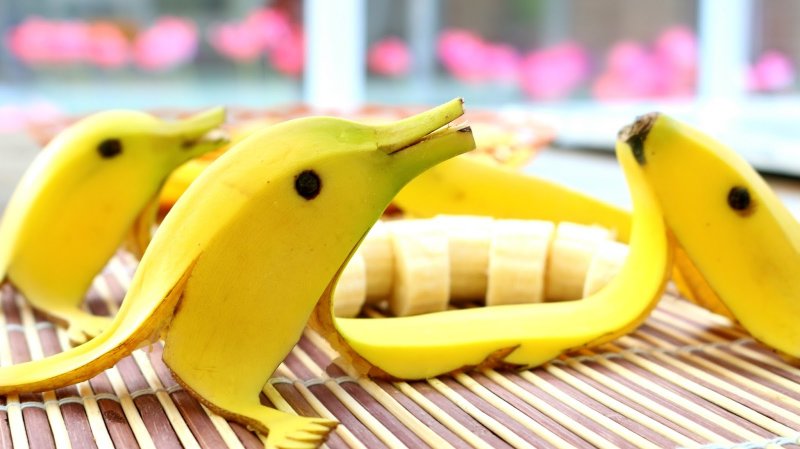 Фигурки из банана