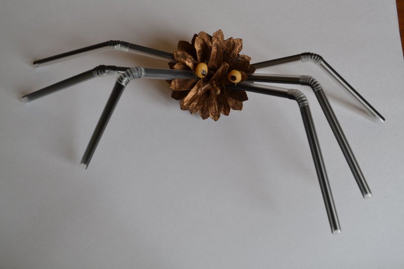 Поделка паук браслет для детей