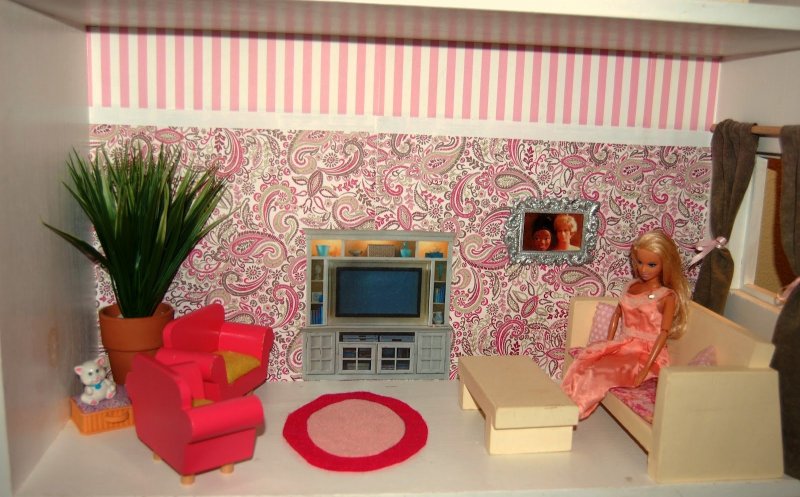 Комната для кукол Барби
