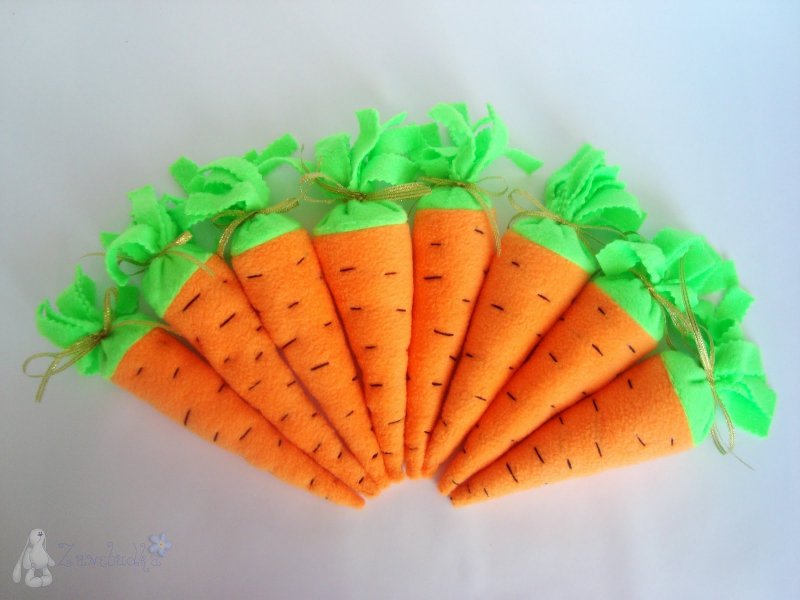 Морковь из фоамирана