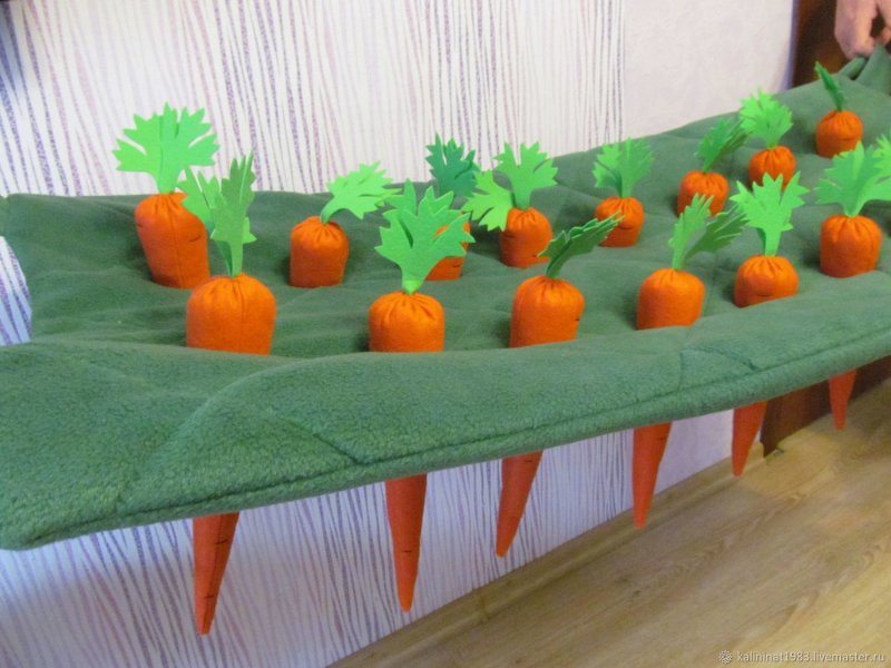 Лепка морковки в средней группе