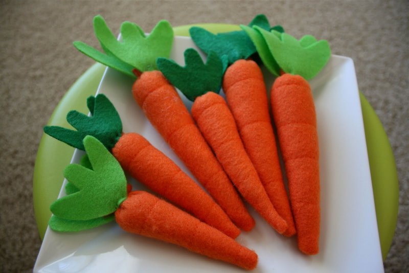 Рисование морковку для детей