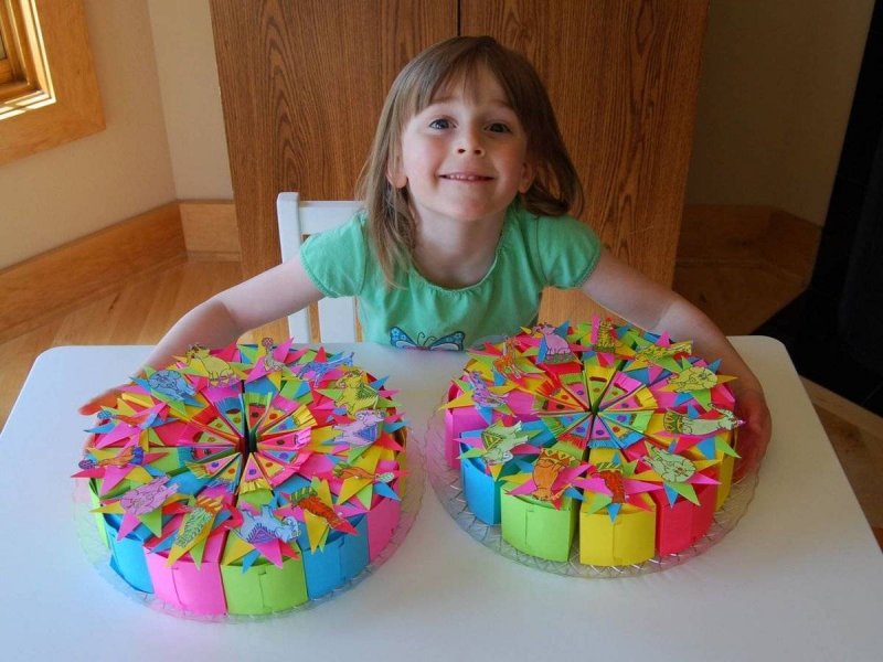 Детские торты с цветами