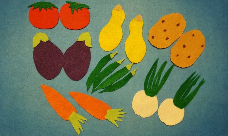 Поделки из овощей в садик