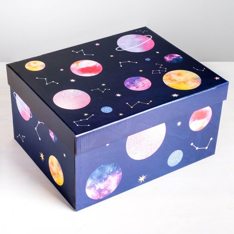 Коробка подарочная космос