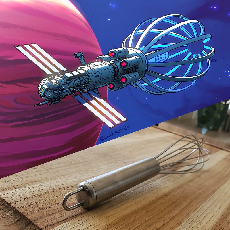 Космические корабли из обычных вещей