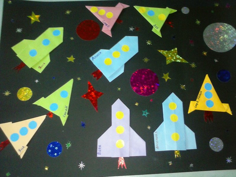 Детское творчество космос