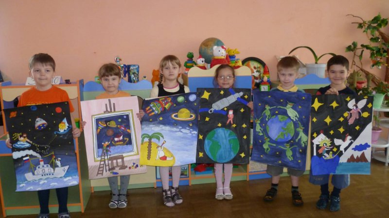 Космос для старшей группы детского сада