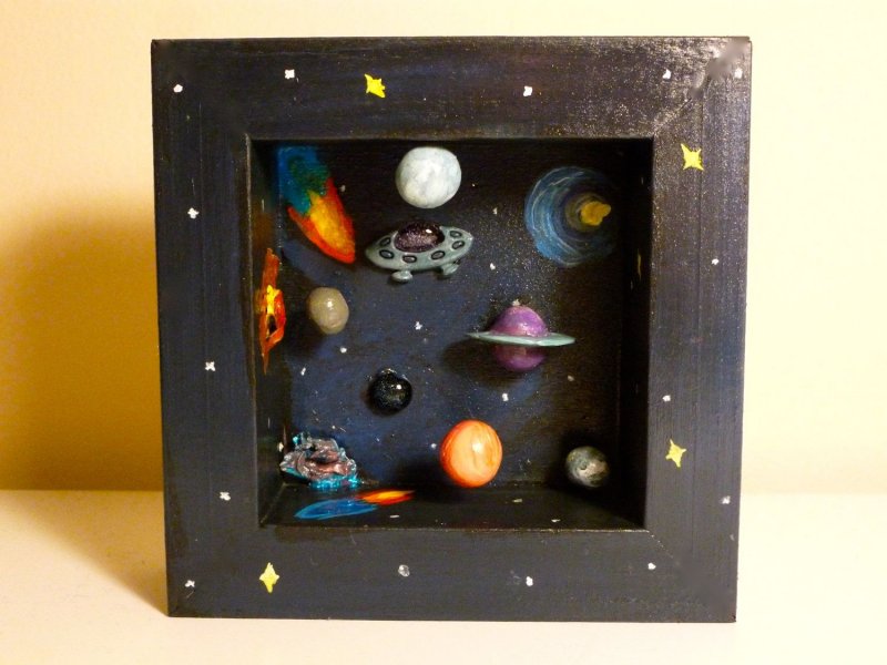 Выставка поделок космос в детском саду