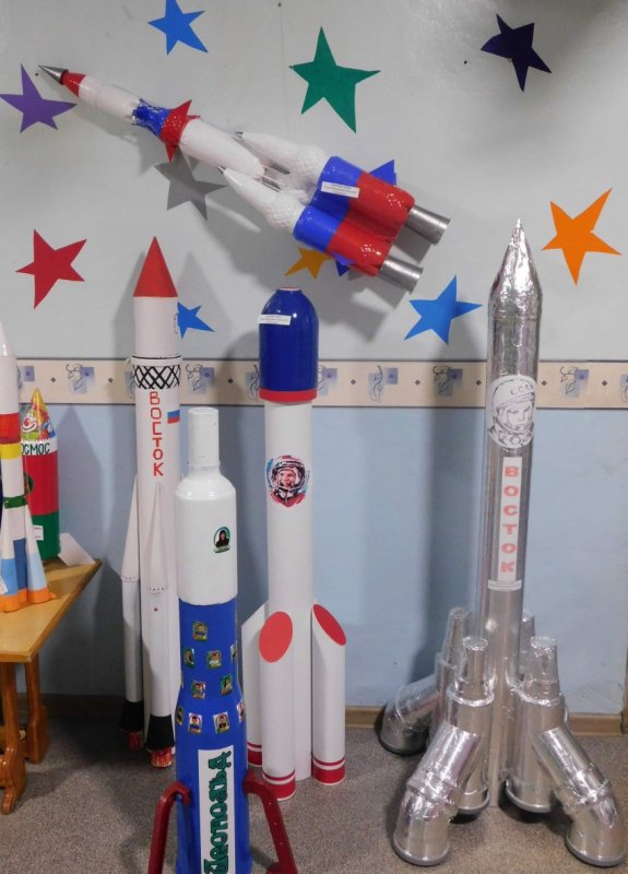 Выставка поделок ракеты названия