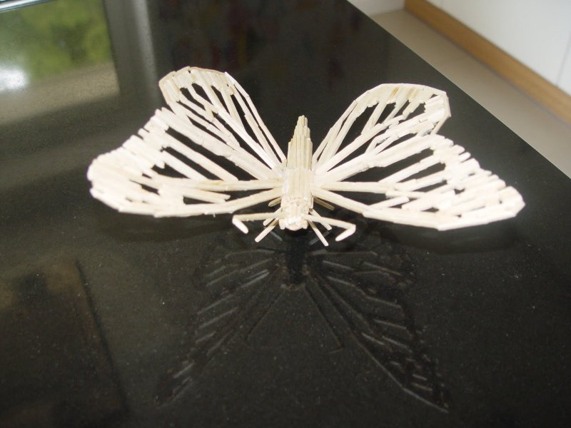 Бабочка из фанеры