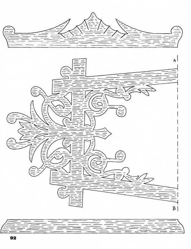 Assic fretwork Scroll saw patterns (Sterling 1991 год)