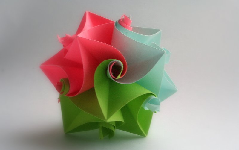 Оригами на палочке