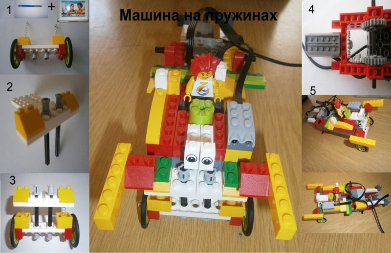 Лего конструирование машина
