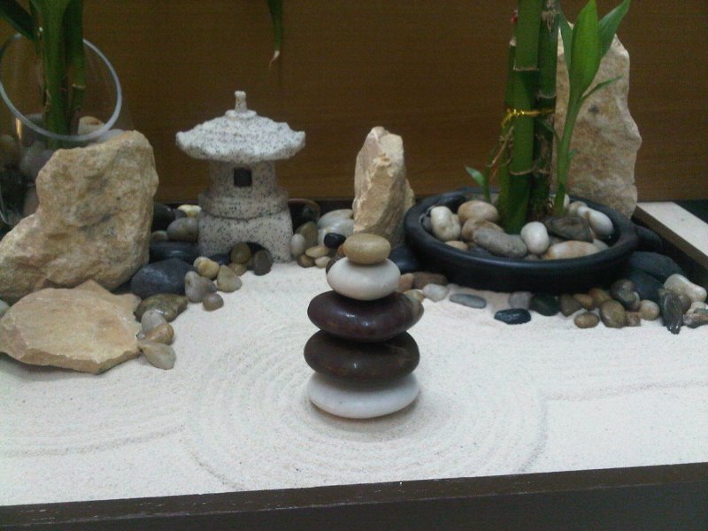 Японские мини сады из камней