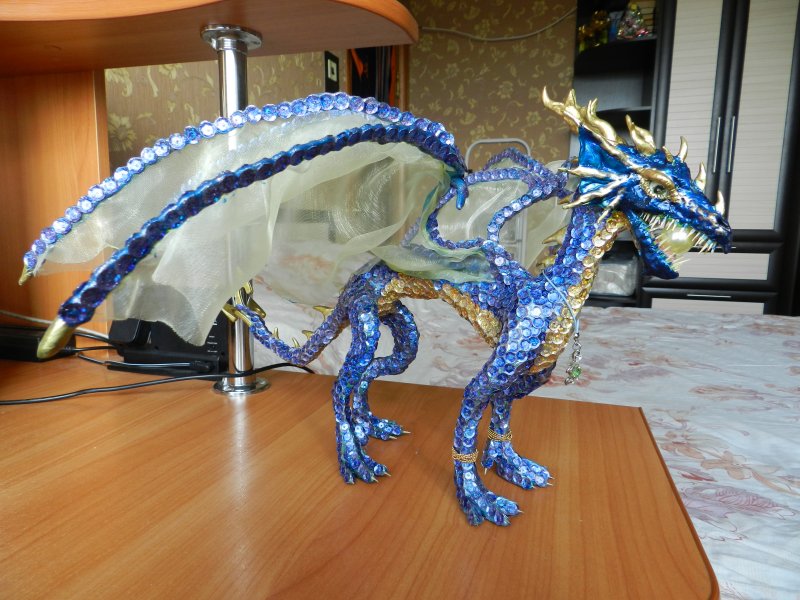 Японский дракон из бумаги