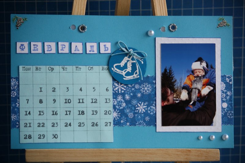 Календарь своими руками для детей