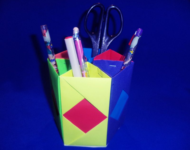 Оригами коробочка для мелочей