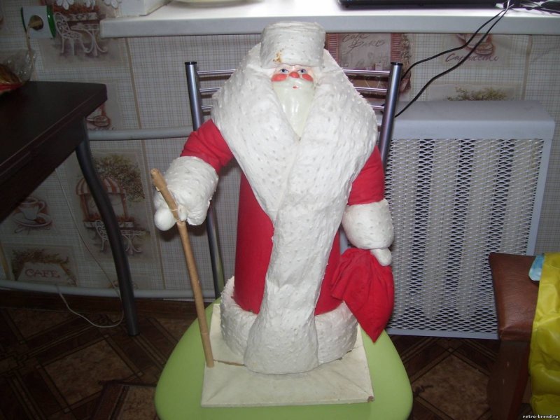 Дед Мороз из квиллинга