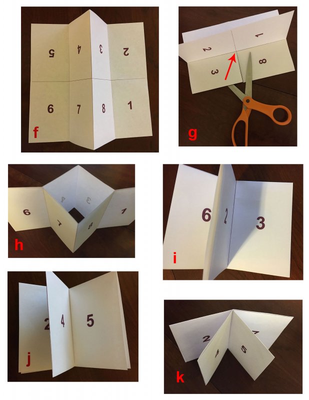 Книжка-блокнотик из бумаги