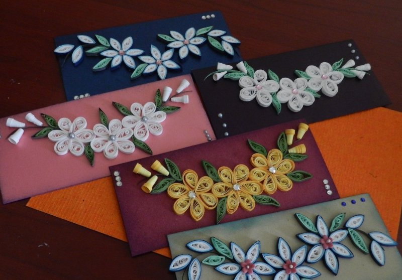 Японские конвертики из ткани